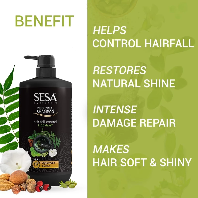 Sesa Ayurvedic Medicinal Shampoo, 1000 ml-6.webp